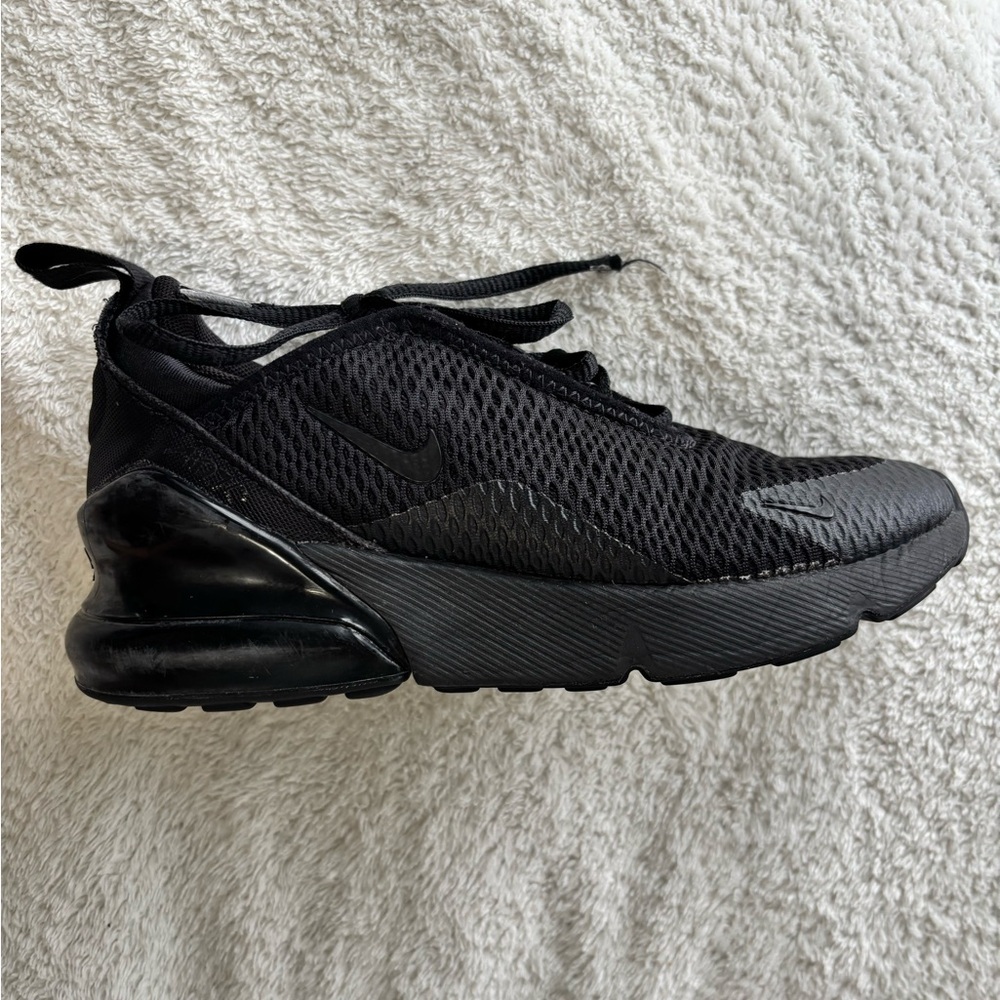 Nike Air max 270 kids All-Black Breathable Mesh Sneakers